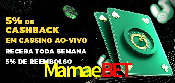 Promoções do cassino ao Vivo Mamaebet